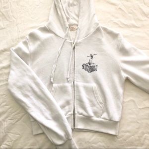 brandy melville Santa Monica crystal hoodie